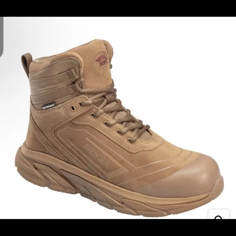 Avenger Tan Tactical Boots with Ankle Support and Durable Sole